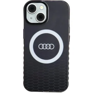 Audi IML Big Logo MagSafe case for iPhone 15 / 14 / 13 – black