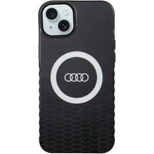 Audi IML Big Logo MagSafe case for iPhone 15 Plus / 14 Plus – black