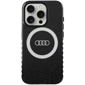 Audi IML Big Logo MagSafe case for iPhone 15 Pro – black