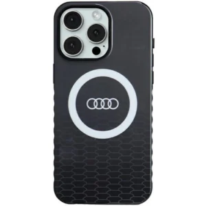 Audi IML Big Logo MagSafe case for iPhone 15 Pro Max – black