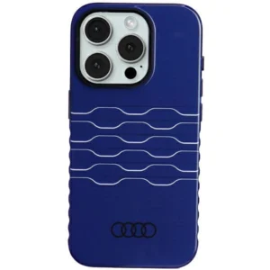 Audi IML MagSafe case for iPhone 15 Pro – blue