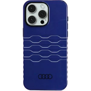 Audi IML MagSafe case for iPhone 15 Pro Max – blue