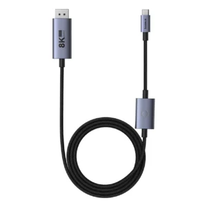 Baseus High Definition Series BS-OH139 USB-C / DP 8K PD 100W 1.5m cable – black