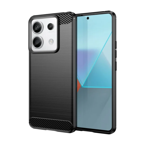 Carbon Case for Xiaomi Redmi Note 13 5G – black