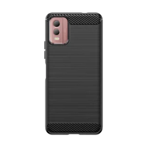 Carbon Case silicone case for Nokia C32 – black