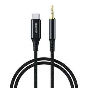 Choetech AUX006 USB-C / mini jack 3.5mm cable 1 m – black