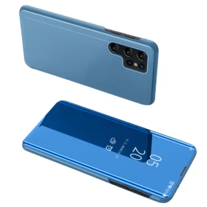 Clear View Case for Samsung A05s with flap – blue