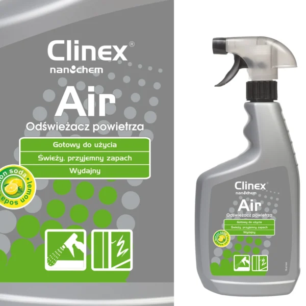 Effective air freshener sprayed on surfaces CLINEX Air – Lemon Soda 650ML