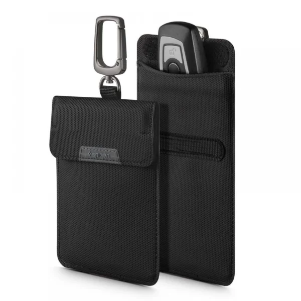 FARADAY CAGE Spigen POUCH KEYLESS RFID SIGNAL BLOCKER BLACK