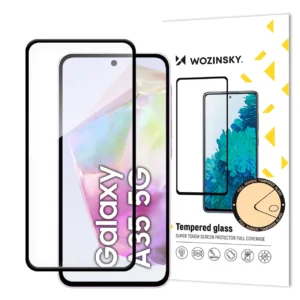 Full Glue Tempered Glass for Samsung Galaxy A35 with black frame