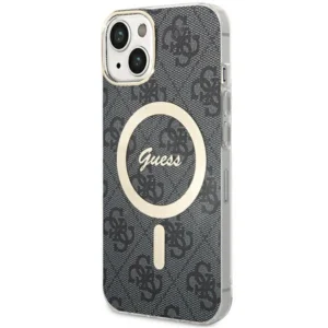 Guess 4G MagSafe case for iPhone 15 Plus / 14 Plus – black