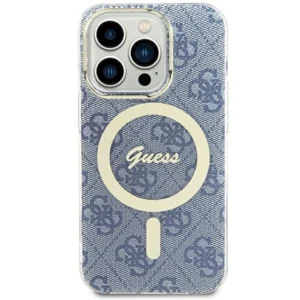 Guess IML 4G MagSafe case for iPhone 15 / 14 / 13 – blue