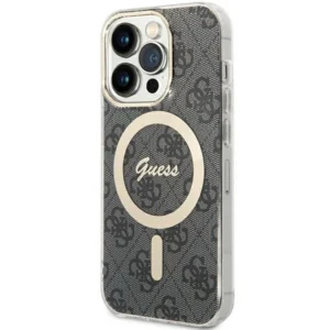 Guess IML 4G MagSafe case for iPhone 15 Pro – black