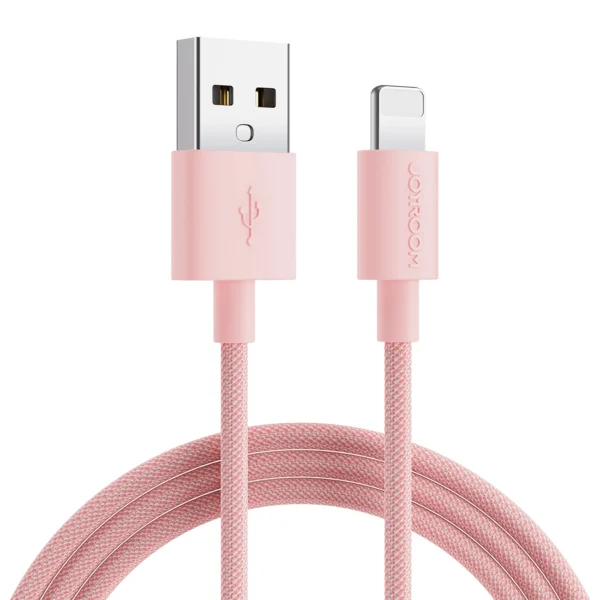 Joyroom Colorful Data Cable S-2030M13 USB-A / Lightning 2.4A 2m – pink