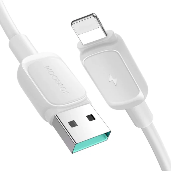 Joyroom Multi-Color Series A14 Lightning / USB-A 2.4A 1.2 m cable – white