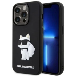 Karl Lagerfeld iPhone 14 Pro Max 6.7" black/black hardcase Rubber Choupette 3D