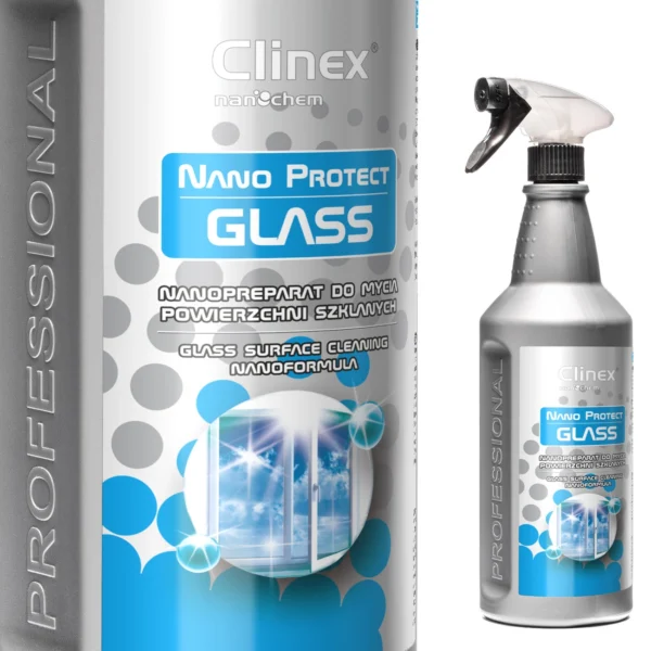 Nano-preparation for cleaning glass, mirrors, streak-free, crystal shine CLINEX Nano Protect Glass 1L