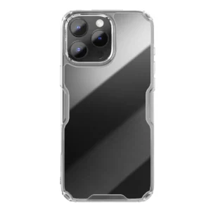 Nillkin Nature Pro Case for iPhone 16 Pro Max – transparent and white