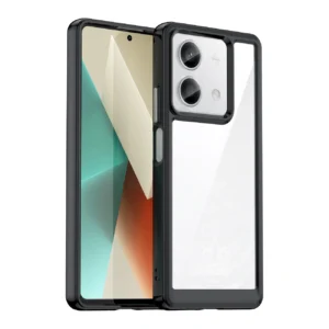 Outer Space Case with gel frame for Xiaomi Redmi Note 13 5G – black