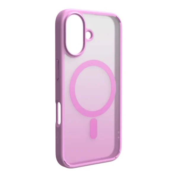 Puro Gradient MagSafe Silicone Case for iPhone 16 – Pink