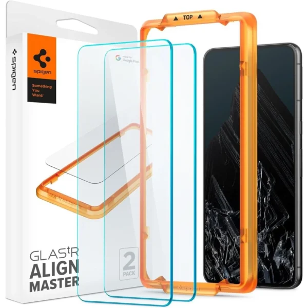 Spigen ALM Glas.tR tempered glass for Google Pixel 8 Pro – 2 pcs.