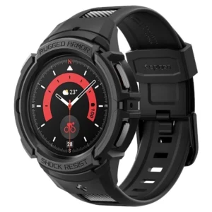 Spigen RUGGED ARMOR “PRO” GALAXY Watch 5 PRO (45 MM) BLACK