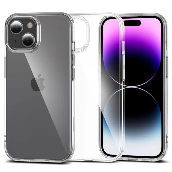 Tech-Protect FlexAir Hybrid case for iPhone 15 Plus – transparent