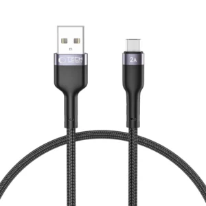 Tech-Protect UltraBoost 2 micro USB / USB-A cable 2.4A 0.25m – black