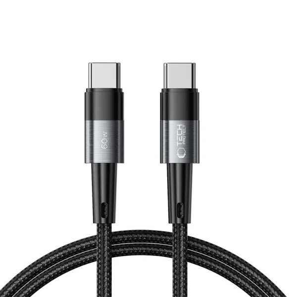 Tech-Protect UltraBoost USB-C / USB-C PD cable 60W 3A 1m – gray