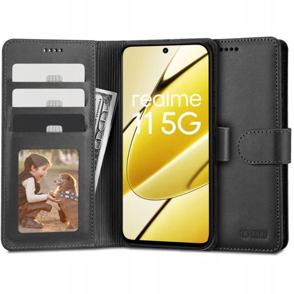 Tech-Protect Wallet case for Realme 11 5G – black