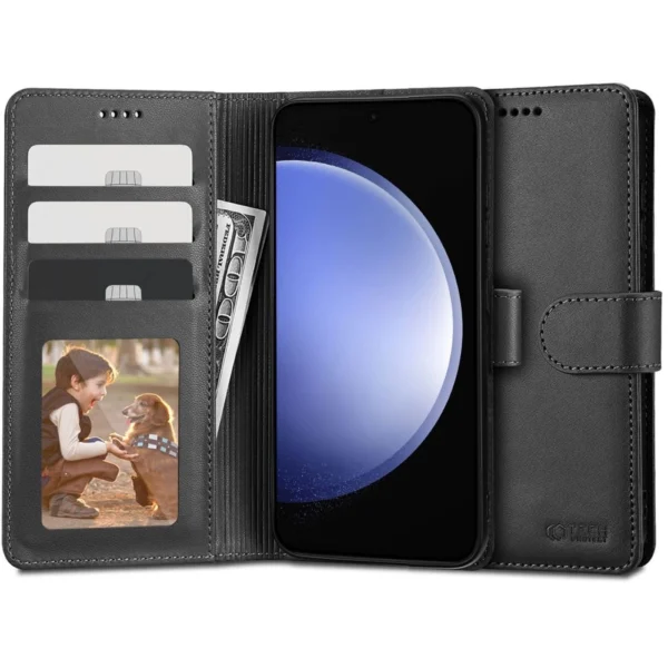 Tech-Protect Wallet case for Samsung Galaxy S23 FE – black