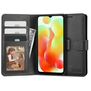 Tech-Protect Wallet case for Xiaomi Redmi 12C – black