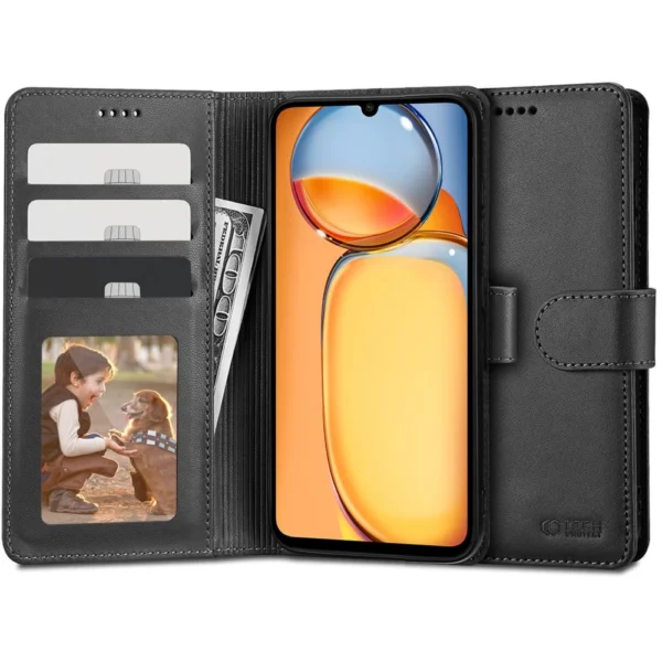 Tech-Protect Wallet case for Xiaomi Redmi 13C / Poco C65 – black