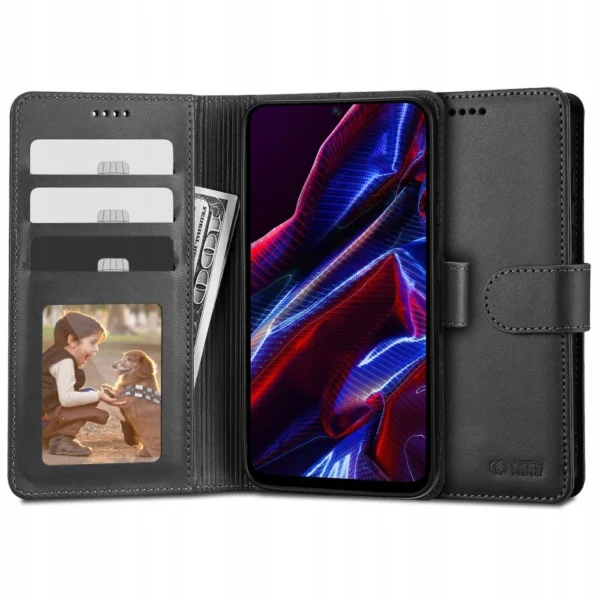 Tech-Protect Wallet case for Xiaomi Redmi Note 12 5G / Poco X5 5G – black