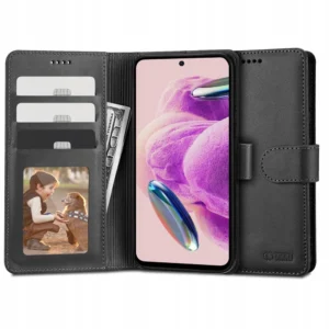 Tech-Protect Wallet case for Xiaomi Redmi Note 12S – black