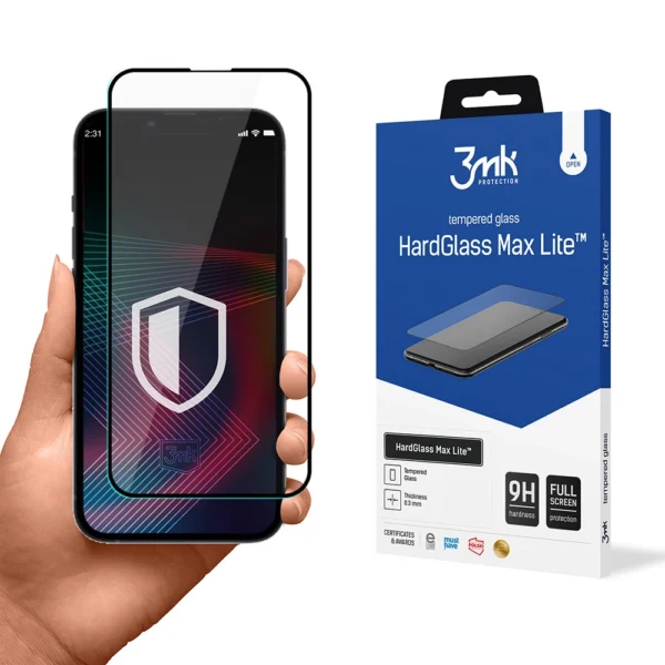 Tempered glass for iPhone 14 Pro 9H from the 3mk HardGlass Lite series