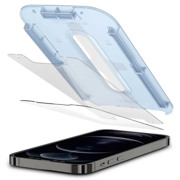 TEMPERED GLASS Spigen GLAS.TR “EZ FIT” 2-PACK IPHONE 12/12 PRO