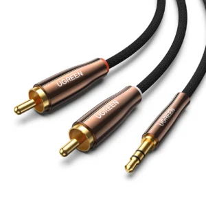 Ugreen cable audio cable 3.5 mm mini jack (male) – 2RCA (male) 2m copper (AV170)