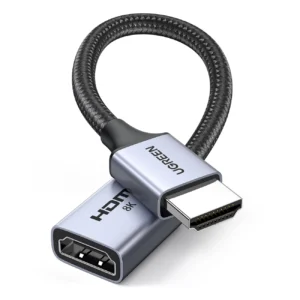 Ugreen HD165 HDMI (Male) / HDMI (Female) 8K Cable 0.15m – Gray