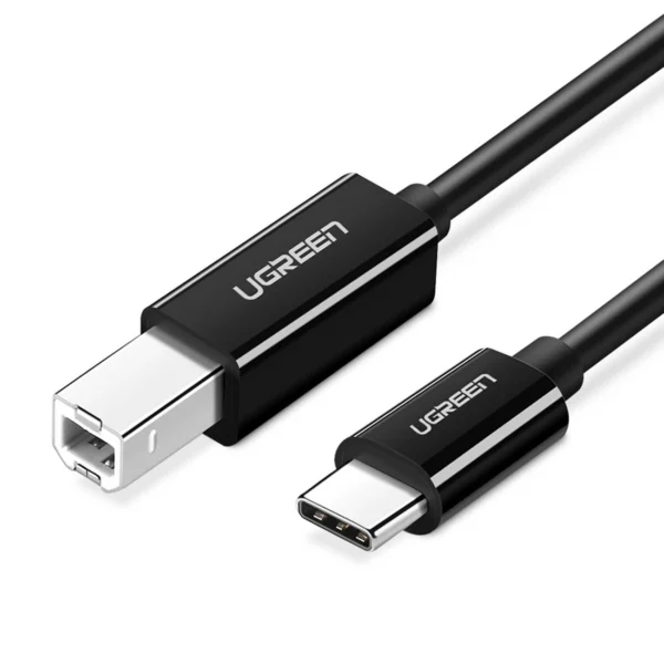 Ugreen printer cable USB-C – USB-B 480Mb/s 2m black (US241)