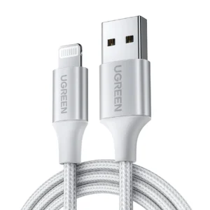 Ugreen US199 60162 USB-A / Lightning MFi Cable 1.5m – Silver