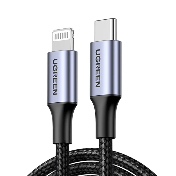 Ugreen US304 60759 Lightning – USB-C 2.0 MFi Cable 1m – Gray