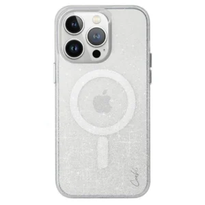 Uniq Coehl Lumino Magnetic Charging case for iPhone 15 Pro Max – silver