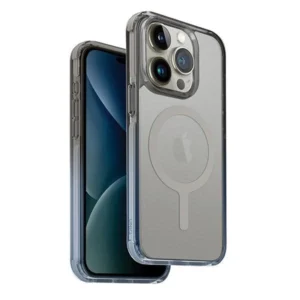 Uniq Combat Duo Magclick Charging case for iPhone 15 Pro – blue-gray