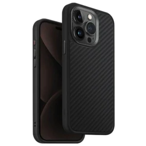 Uniq Keva Magclick Charging case for iPhone 15 Pro Max – black