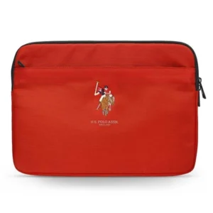 US Polo Assn. Cover for a 13" laptop – red