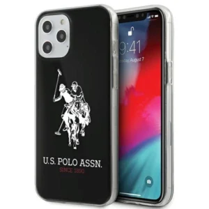 US Polo iPhone 12 Pro Max 6,7″ czarny/black Shiny Big Logo