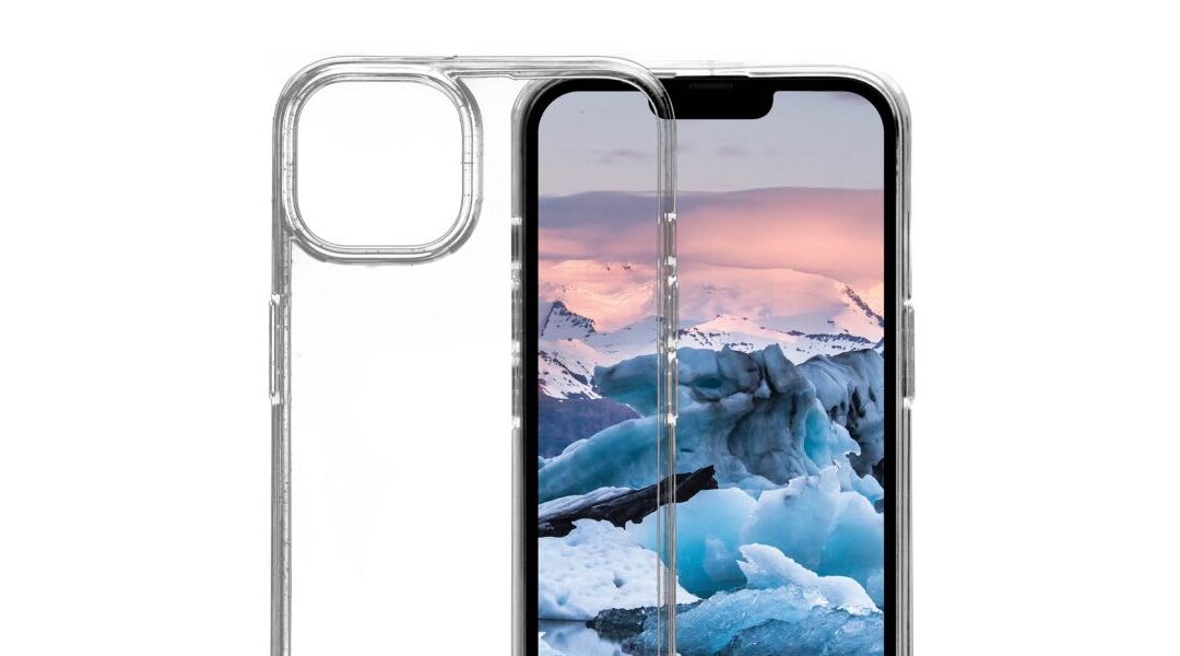 Genomskinligt skal med optimalt skydd trots sin tunna design ⭐️ Dbramante1928 transparent skal av återvunnen plast, iPhone 14 Pro