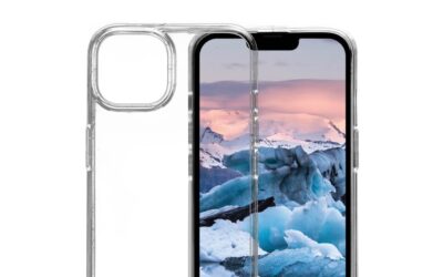 Genomskinligt skal med optimalt skydd trots sin tunna design ⭐️ Dbramante1928 transparent skal av återvunnen plast,  iPhone 14 Pro