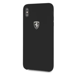 Ferrari Hardcase iPhone Xs Max black/black Silicone Off track